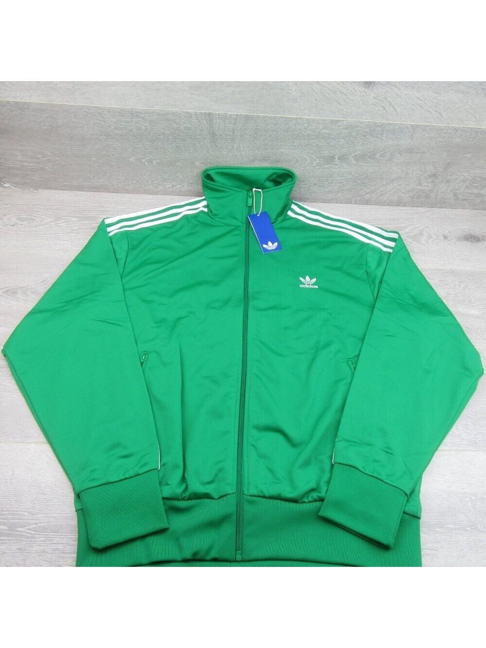 Adidas Originals Firebird Track Pants Jacket Jump Suit Men's Sz Medium Green NEW - Picture 2 of 16